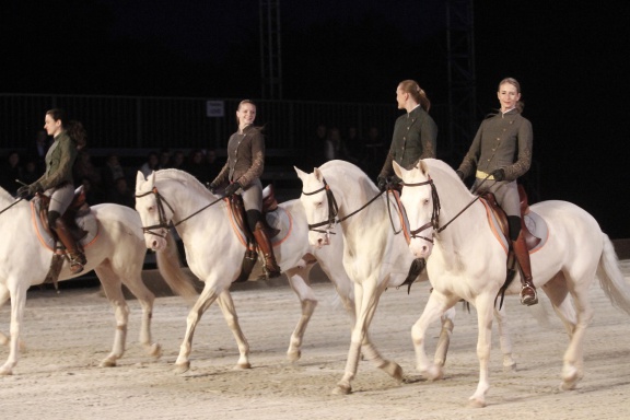 The Way of the Rider, a grand equestrian theatre spectacle by Bartabas, founder of Académie du Spectacle Équestre de Versailles at the Hippodrome Kamnica, Maribor, European Capital of Culture 2012