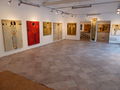 The gallery space at the <!--LINK'" 0:164--> information centre in Kobarid, where they hold various exhibitions and have hosted, for example, a work by the the <!--LINK'" 0:165-->.