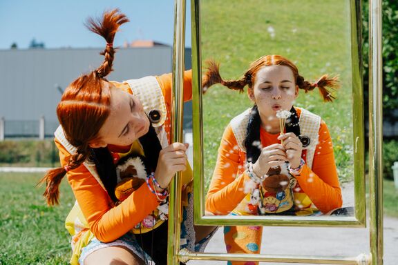 Pippi in the mirror, Pika’s Festival 2022. Author: Peter Žagar