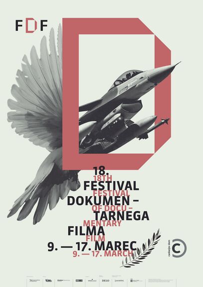 Poster for the 18th Ljubljana Documentary Film Festival in 2016.