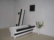 Corpse of Art, a mixed-media installation by Irwin at the exhibition Other People’s Problems: Conflicts and Paradoxes at Herzliya Museum of Contemporary Art, 2013