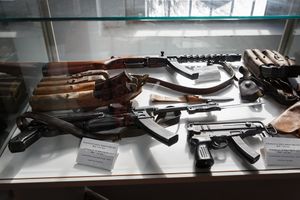 Yugoslav submachine guns exhibited at <!--LINK'" 0:136-->.