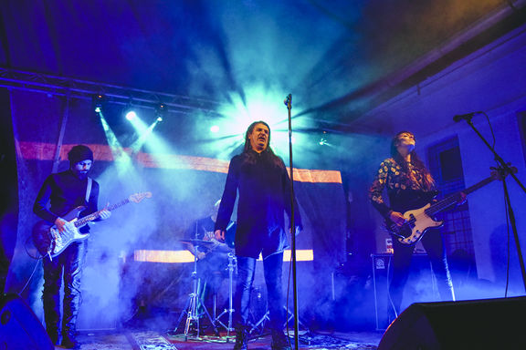 Borghesia performing at Rdeča ostriga Club, In Memoriam Prof. Peter Hafner Festival, 2016.