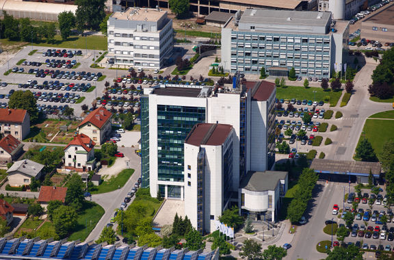 Lek company's business and information centre in Ljubljana where the Lek Gallery and the Bohuslav Lavička Pharmaceutical and Medical Collection are located.