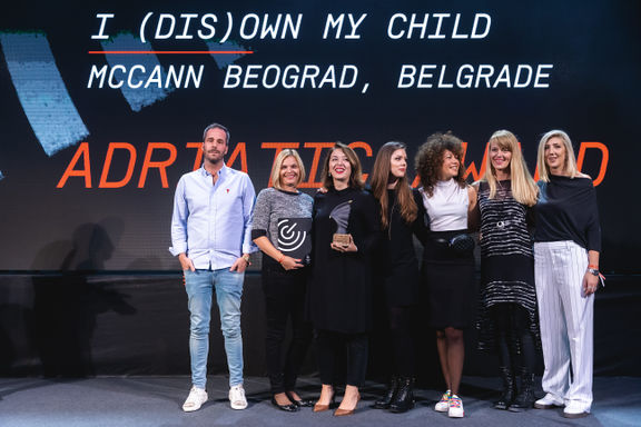 Adriatic Award for McCann Beograd, Golden Drum Award, 2019.
