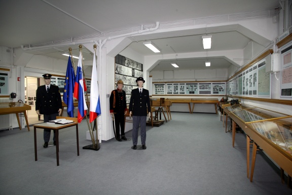 The Museum of Slovene Police installation in Tacen, 2008