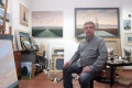 A portrait of painter <!--LINK'" 0:0--> in his studio.
