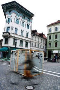 The project <i>Reflecting the Wish</i> by the <!--LINK'" 0:236--> on the Prešeren Square in Ljubljana, 2008
