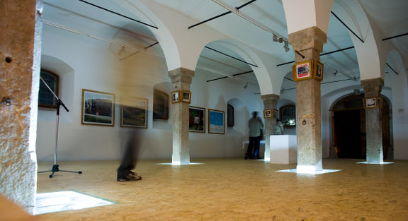 Inside of Simulaker Gallery in Novo mesto