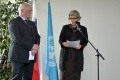 Presentation of the <!--LINK'" 0:615-->, presentation at UNESCO in Paris. Irina Bokova, UNESCO Secretary General, and Dr <!--LINK'" 0:616-->, Slovenian representative at UNESCO.