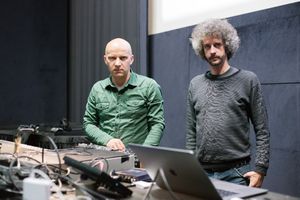 Franck Vigroux and Kurt d'Haeseleer at <!--LINK'" 0:378-->, <!--LINK'" 0:379-->, 2017.