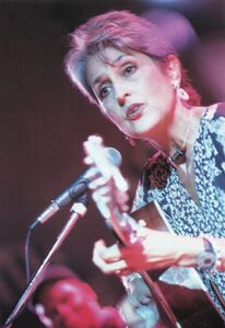 Joan Baez (United States) performing at <!--LINK'" 0:26-->, Tito Square, Koper-Capodistria, 1995
