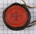 Seal from a manuscript specimen of the collection kept at the <!--LINK'" 0:376--> in <i>Gruber Palace</i>