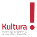 Kultura! logo with text, vector format, 2013