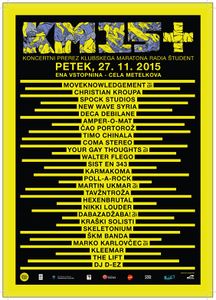 A poster for the 2015 edition of the <!--LINK'" 0:8-->, programmed as to honour the 15th anniversary of <!--LINK'" 0:9-->