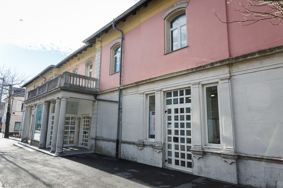 Exterior of Postojna Culture House, 2020.