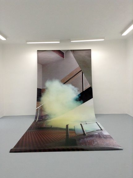 Blind Spot, an exhibition installation by Aleksandra Vajd and Hynek Alt at the House of Arts in České Budějovice, 2013