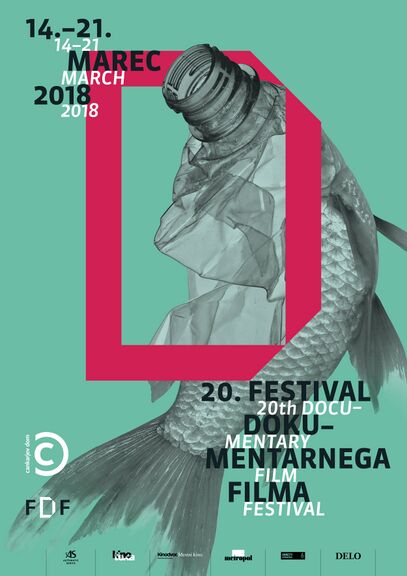 Poster for the 20th Ljubljana Documentary Film Festival in 2018.