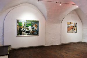 Exhibition of Klemen Zupanc, Jure Zrimšek and Gašper Capuder at <!--LINK'" 0:140-->, 2017.