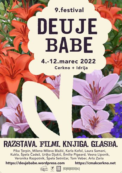 Poster for the 9th Deuje babe Festival, 2022.