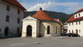 The building of the Miners' Theatre in Idrija was built in the 1770s, it is considered the oldest theatre building in Slovenia. Its construction was financed from voluntary contributions by the mercury mine employees. In the 20th C. it was turned into a cinema hall, <!--LINK'" 0:1095-->.