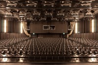 The Cathedral leaves its locale to be received on your screen. Katedrala Hall at Kino Šiška Centre for Urban Culture. Photo Credit: culture.si free image bank