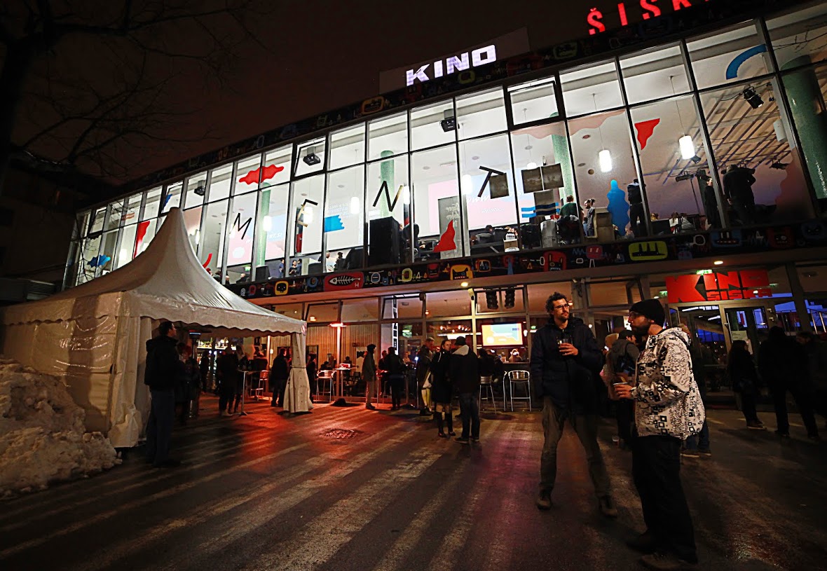 MENT Ljubljana 2015 front of Kino Siska Photo Urska Boljkovac.JPG