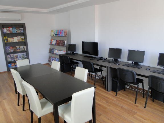 A reading room at the Russian Scientific and Cultural Centre, Ljubljana, 2011