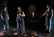 Prometheus: An apology for a split personality and a chorus of hungry men, based on Aeschylus' Prometheus Bound and Dostoyevsky's The Brothers Karamazov, directed by Simon Belak. Produced by Glej Theatre, 2013.