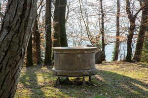 One of the historical remnants, around the Kromberk Castle.