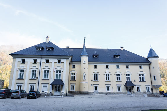 Exterior of Bukovje Manor House, 2019.