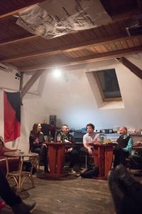 Punk - past and present, round table at Infoshop, VIVA PUNK, VIVA RŠ!, 2017.