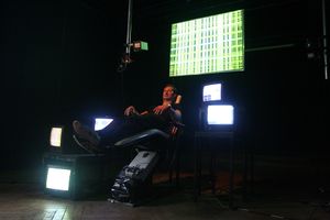 Installation <i>BrainTV</i> by <!--LINK'" 0:150--> with curator <!--LINK'" 0:151--> at <!--LINK'" 0:152-->, Ljubljana
