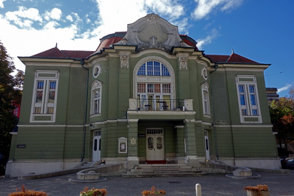 Slovene National Theatre Drama Ljubljana, main entrance, 2013