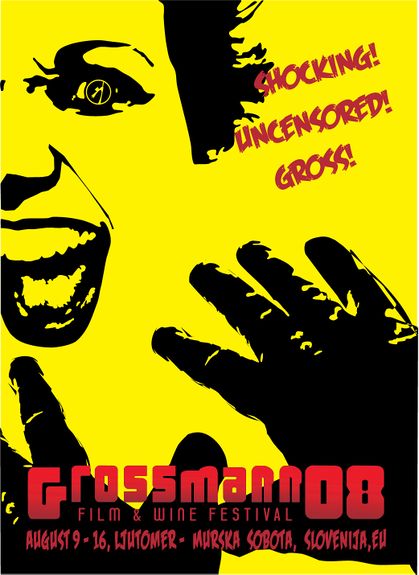 Grossmann Fantastic Film and Wine Festival flyer, 2008