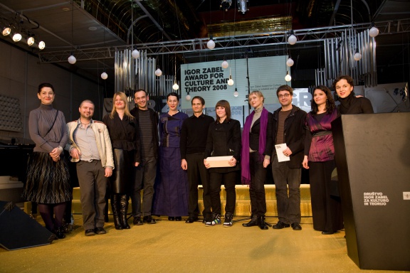 Igor Zabel Award for Culture and Theory awards ceremony at Cankarjev dom, Cultural and Congress Centre, 2008