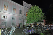 The Cekin Mansion at night. National Museum of Contemporary History, 2012.