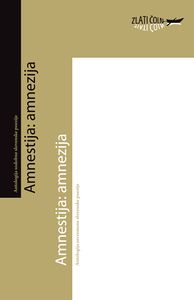 Book cover by Alžběta Hanzlová for the Anthology of the contemporary Slovenian poetry <i>Amnestija: amnezija</i>; translated into Croatian by Goran Janković, edited by Tatjana Jamnik and Hana Kovač, 2010