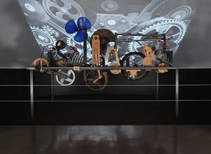 <i>The Wheel &ndash; 5200 Years</i>, an exhibition view. <!--LINK'" 0:90-->, 2013