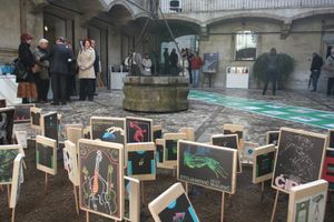 Opening of graphic design exhibition <i>Najboljše iz Vojvodine</i> at the <!--LINK'" 0:138--> in 2008