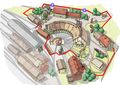 Railway Museum of Slovenske zeleznice Illustrated map of the museum.jpg