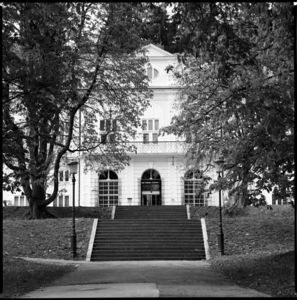 <!--LINK'" 0:62-->, a 18th century building based on plans by the Viennese Baroque architect Fischer von Erlach, located in Tivoli Park in Ljubljana. Today the mansion houses the <!--LINK'" 0:63-->, 2014.
