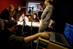 <!--LINK'" 0:122--> animation workshop, over the period of 20 hours young people created an animated film, 2009