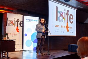 Jure Novak, <!--LINK'" 0:4--> director presents the 2025 <!--LINK'" 0:5--> edition at the press conference.