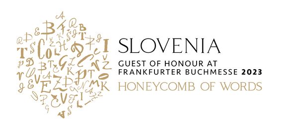 File:Slovenia – Guest of Honour Country at the Frankfurt Book Fair 2023 (logo) Honeycomb of Words.jpeg