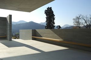 The <i>Farewell Chapel</i> at the Teharje cemetery designed by <!--LINK'" 0:46-->, 2007