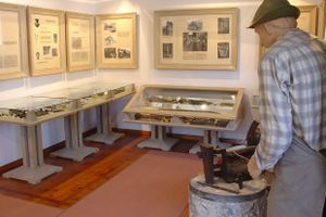 A collection of nails in the blacksmith's museum <!--LINK'" 0:52--> in Radovljica