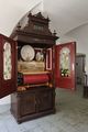 A restored <i>orchestrion</i> from the early 20th century that is still playing eight different tunes, inscribed in small nails.