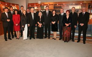 Ceremony <i>Prešeren Award and Prešeren Foundation Awards</i> at Cankarjev dom Culture and Congress Centre in Ljubljana