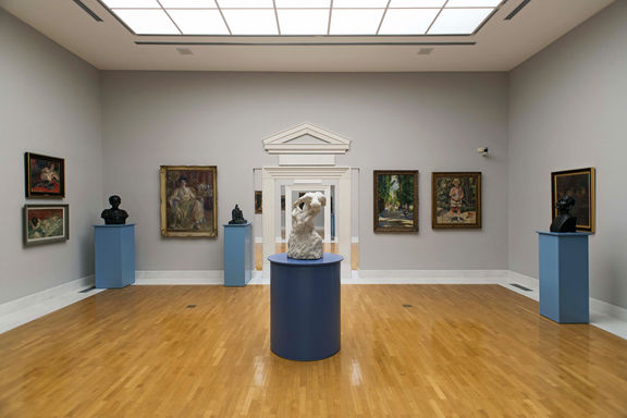 The 2016 set up of the permanent collection of the National Gallery of Slovenia.